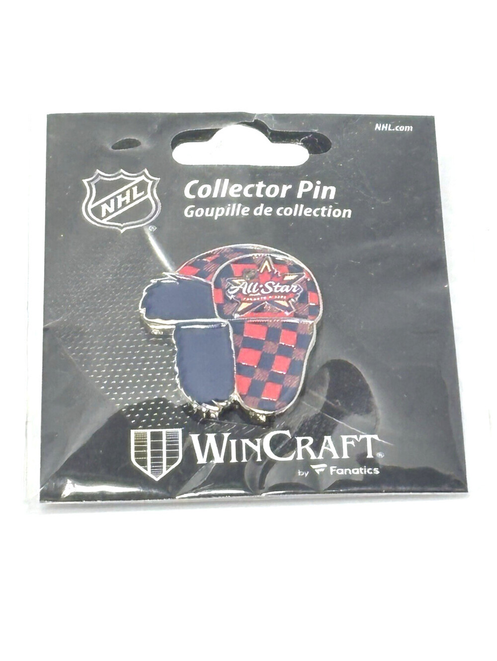 NHL All-Star Game Collector Pin WinCraft Fanatics Hockey Hat Cap Design Lapel